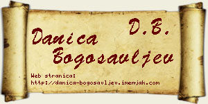 Danica Bogosavljev vizit kartica